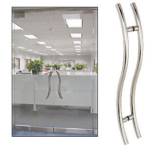 Polished Stainless 36" Extra Length Right Handed "S" Ladder Style Back-to-Bac