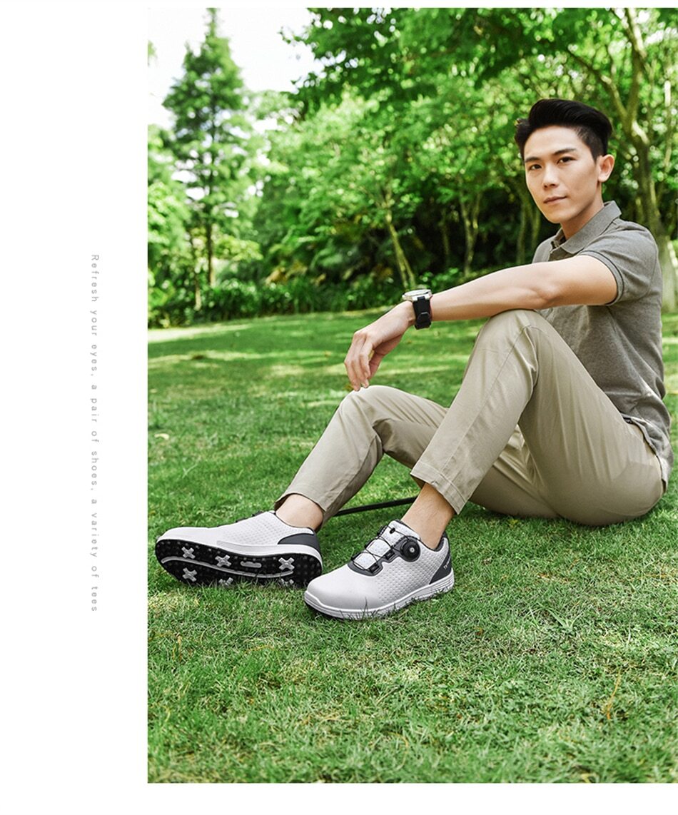 Professional Golf Shoes Outdoor Waterproof Golf Sneakers Non-Slip Walking Shoes