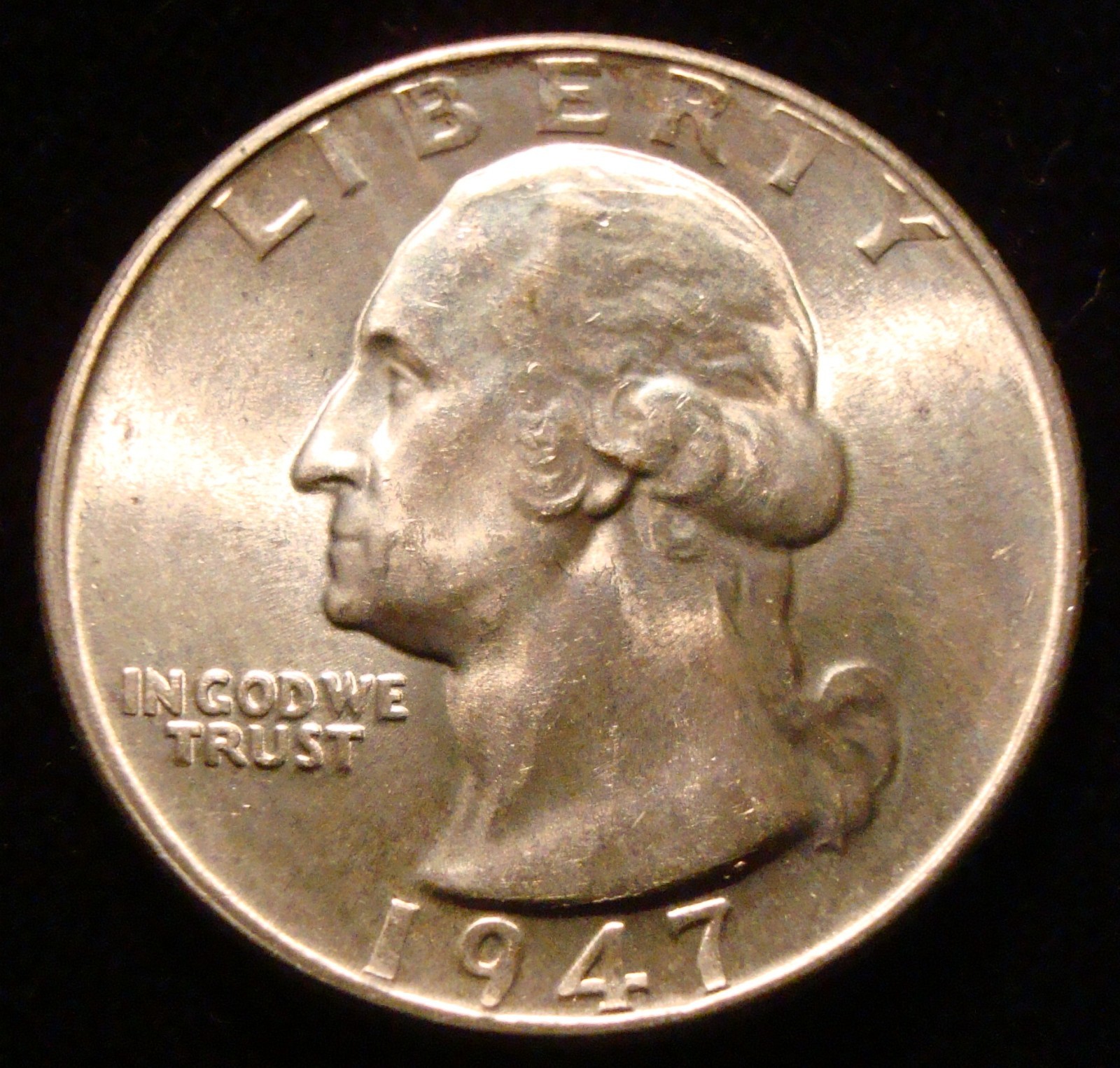 1947-D Washington quarter UNC
