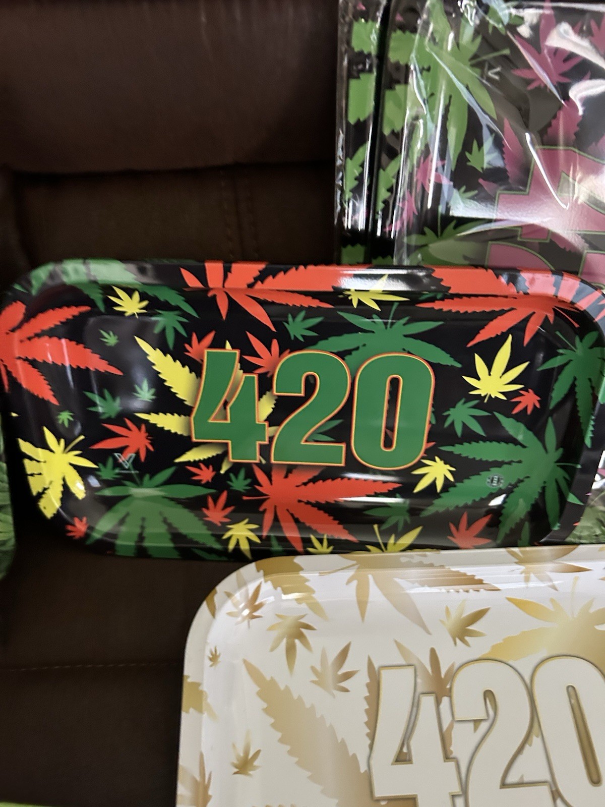 Lot of 20 Rolling Tray Bundle Various Sizes and Styles