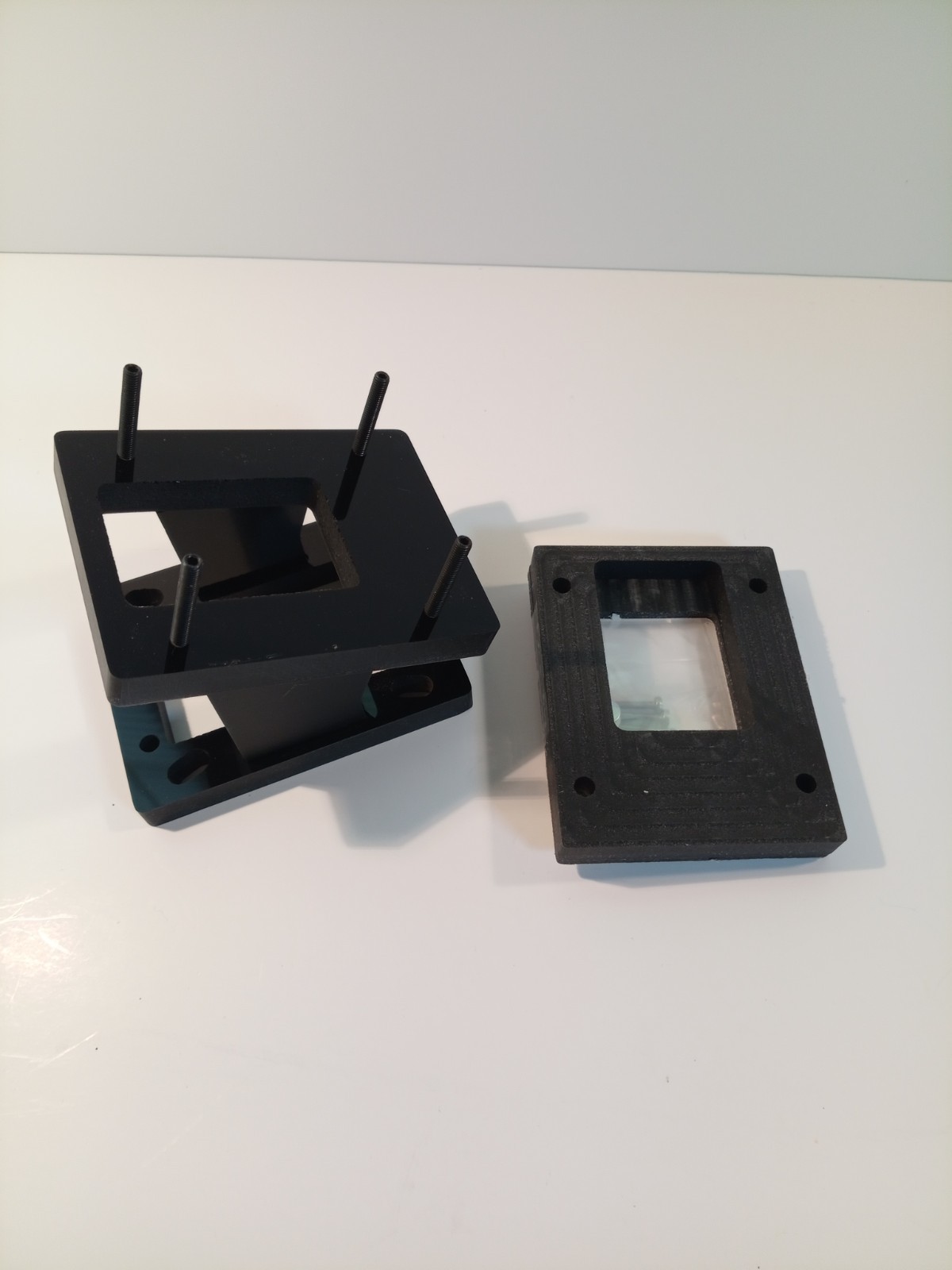 Parlevel Systems POS Kiosk Angled Card Reader Mounting Bracket, Black
