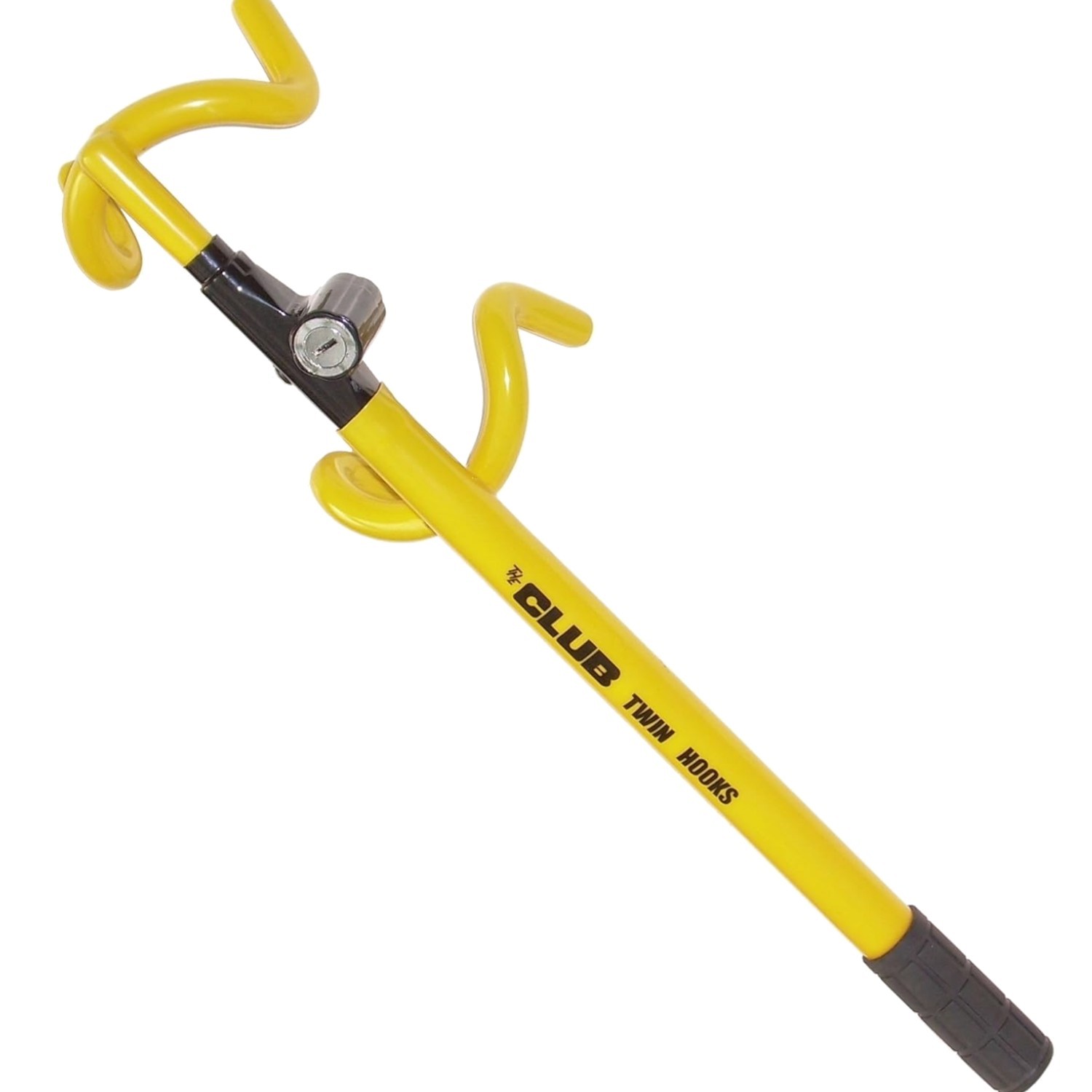 The Club 3000 Twin Hooks Steering Wheel Lock, Yellow