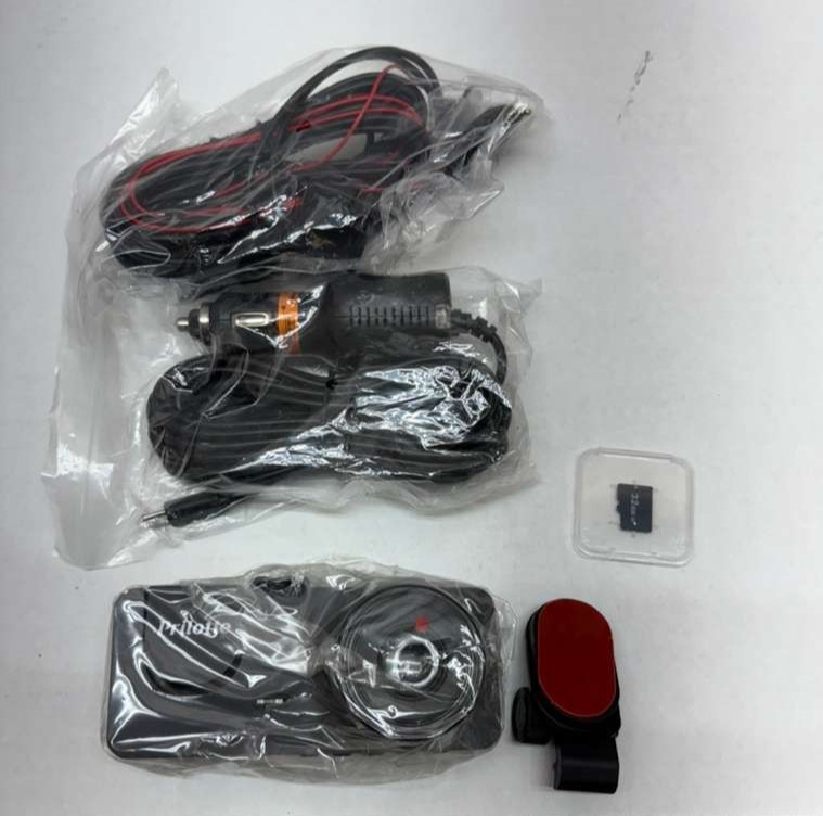 Full High Definition Three Channels 4K Dash Cam w/ Loop Recording