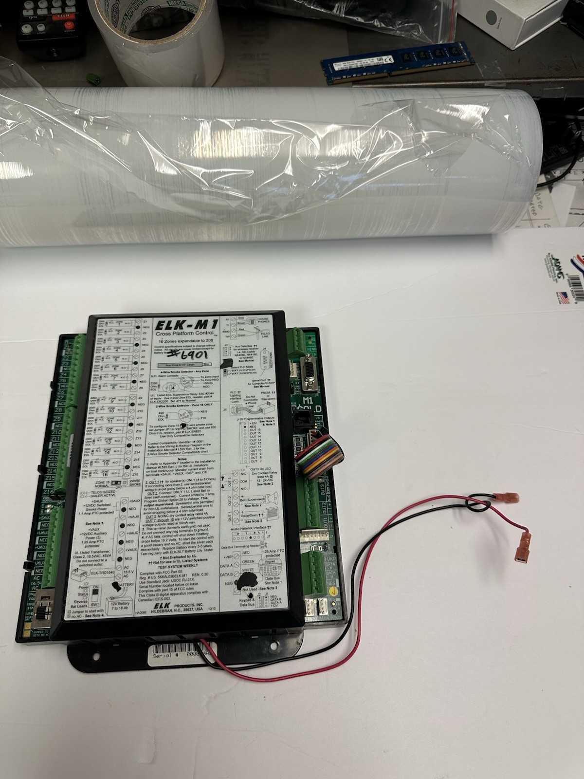 ELK-M1 Gold Security and Automation Control Board Removed From A Working Enviro
