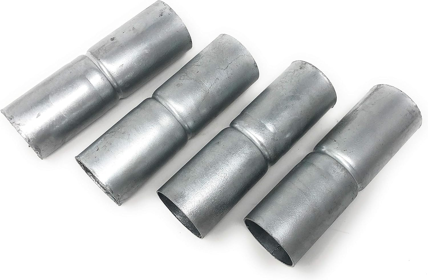 Chain Link Fence Top Rail Sleeves Galvanized Steel 4 Pc Pack 1-5/8" X 6"