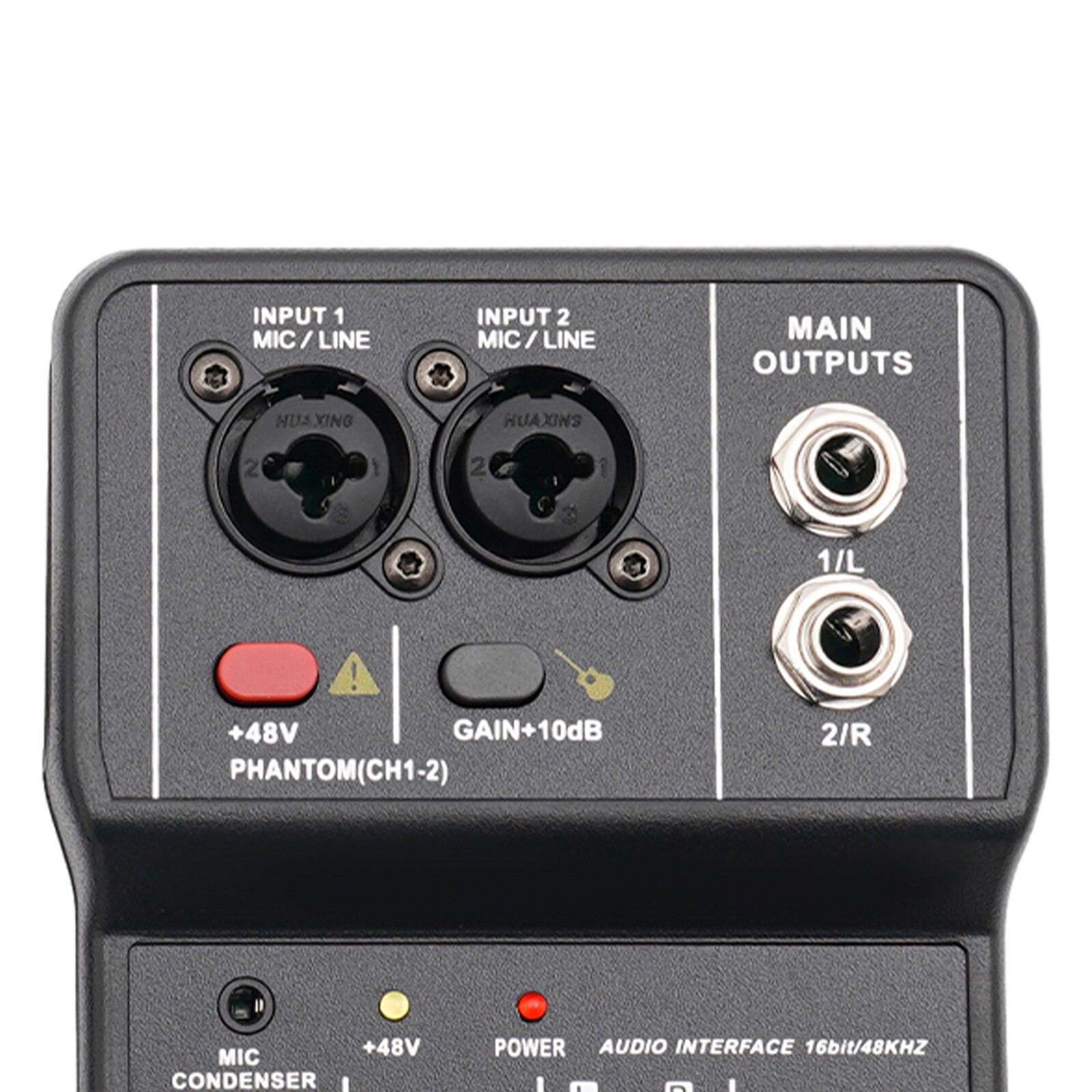 4-Channel DJ Mini Audio DJ Mixer Console Professional Controller Sound Mixer 48V