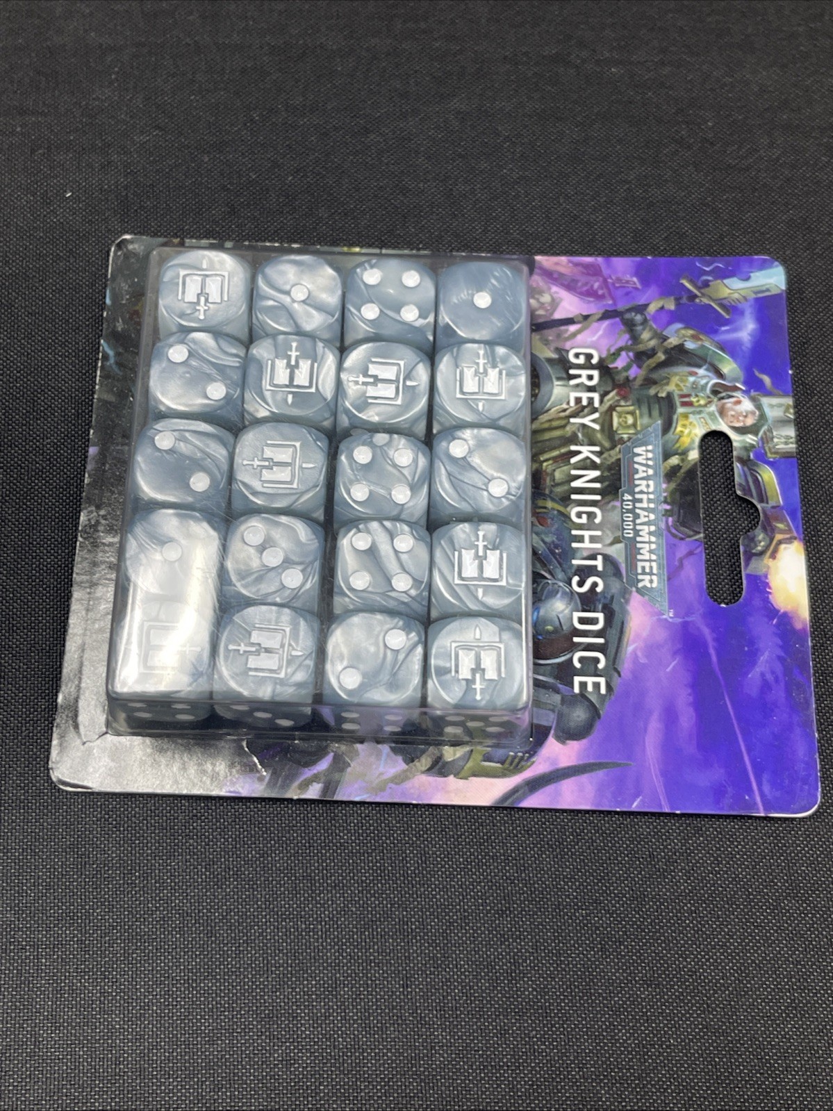 Games Workshop Warhammer 40k Grey Knights Dice NIB Sealed