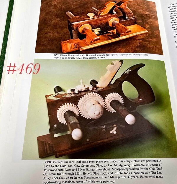 reference book AMERICAN CARPENTER WOODWORKING PLOW Planes J Moody
