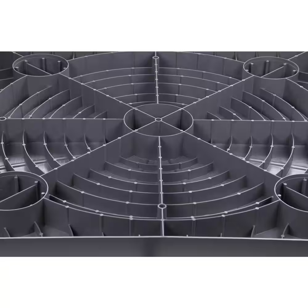 40 In. X 40 In. X 3 In. E-Lite Plastic HVAC Condensing Unit Pad