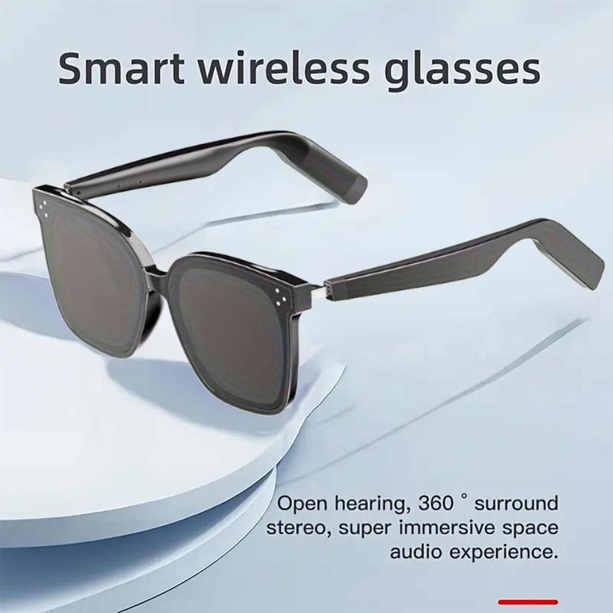 New Smart Glasses Wireless Bluetooth UV400 Sunglasses HD Audio Stylish Design