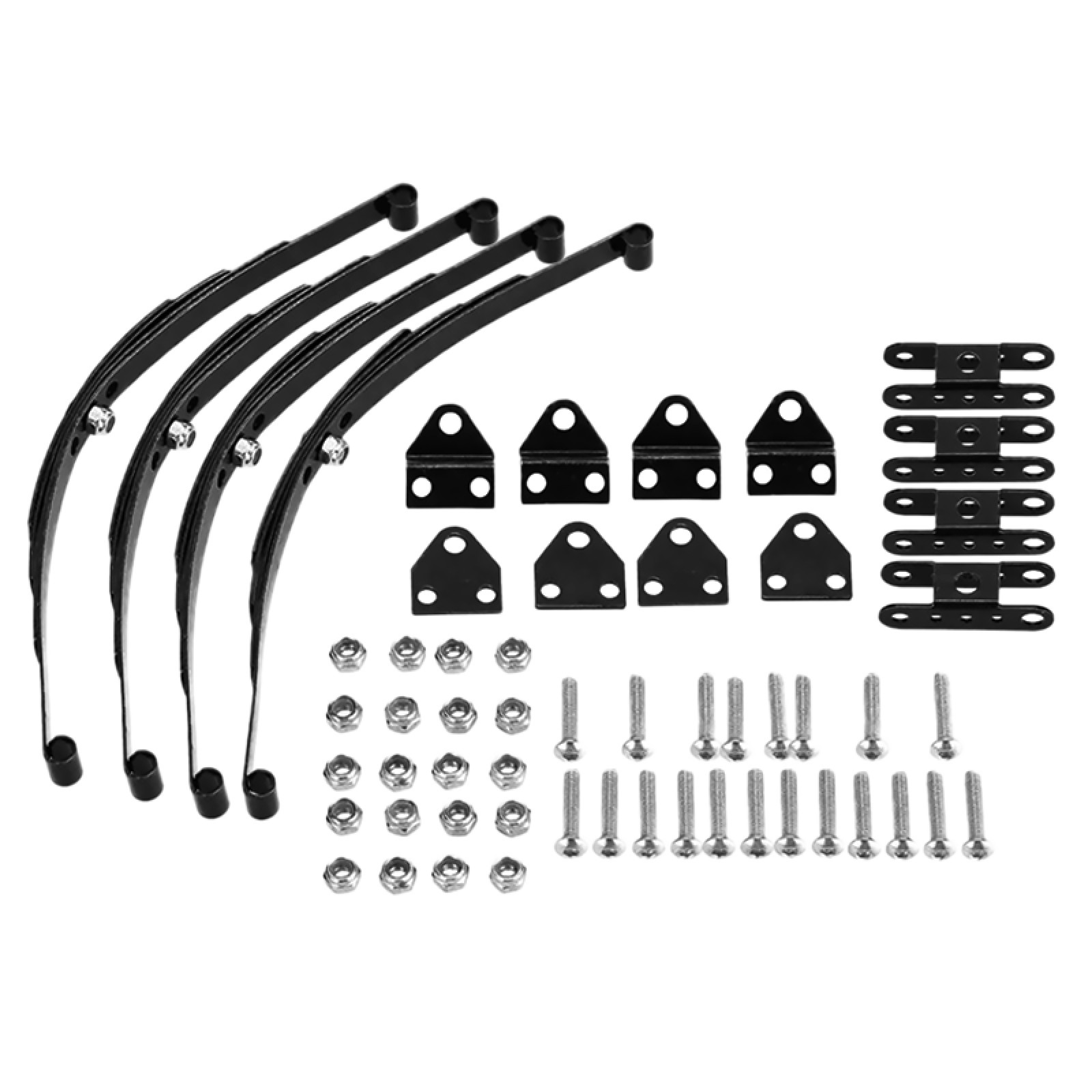 1Set Steel Leaf Spring Shackle/Mount Kit For Tamiya For Traxxas Trx4 1/10 RC Car