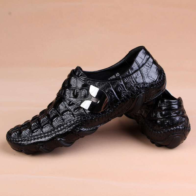 Summer New Mens Genuine Leather Casual Shoes Buckle Busineses Formal Dress Shoes