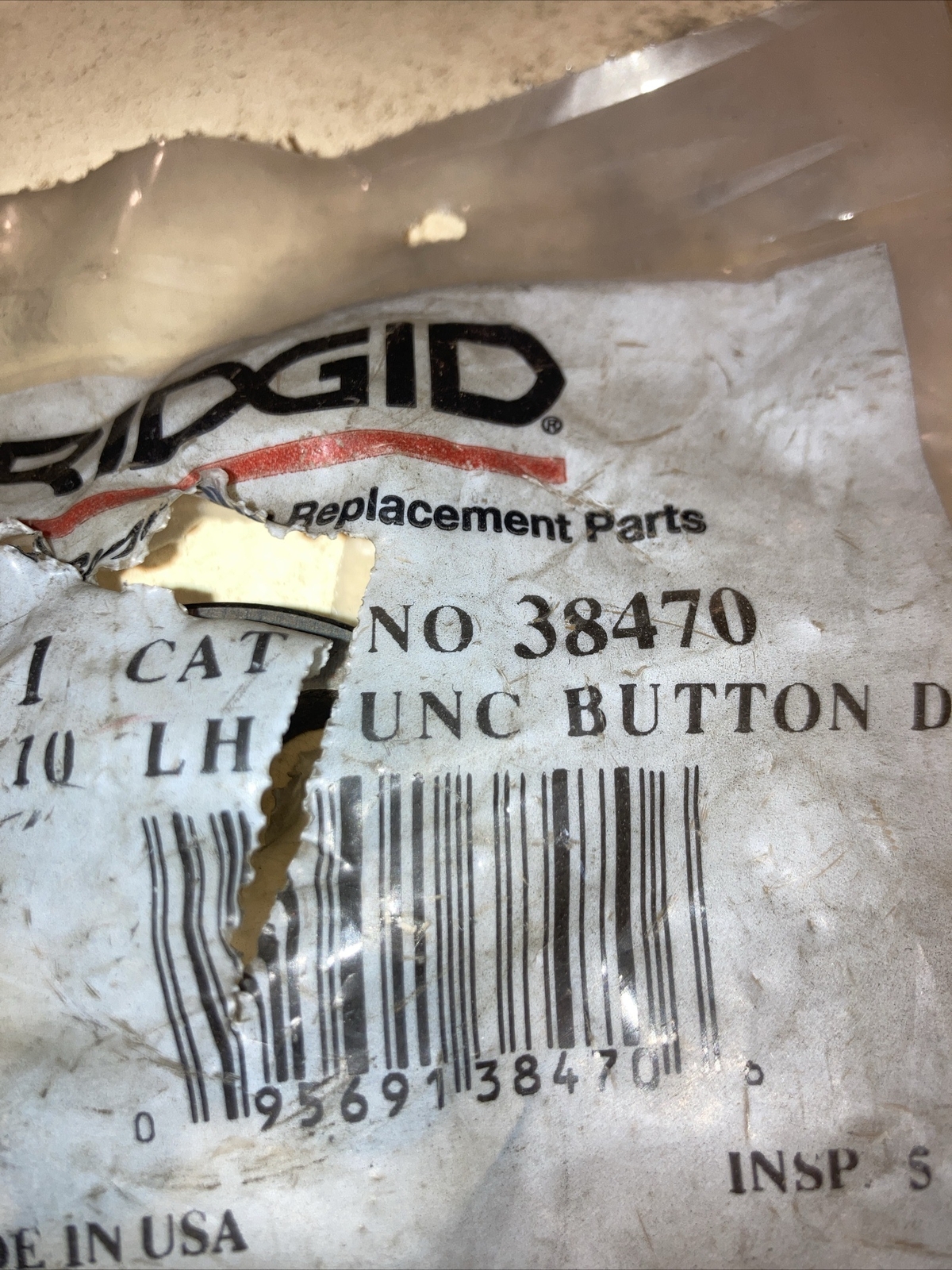 Ridgid 7/8"-9 RH UNC Alloy Button Die (38375)