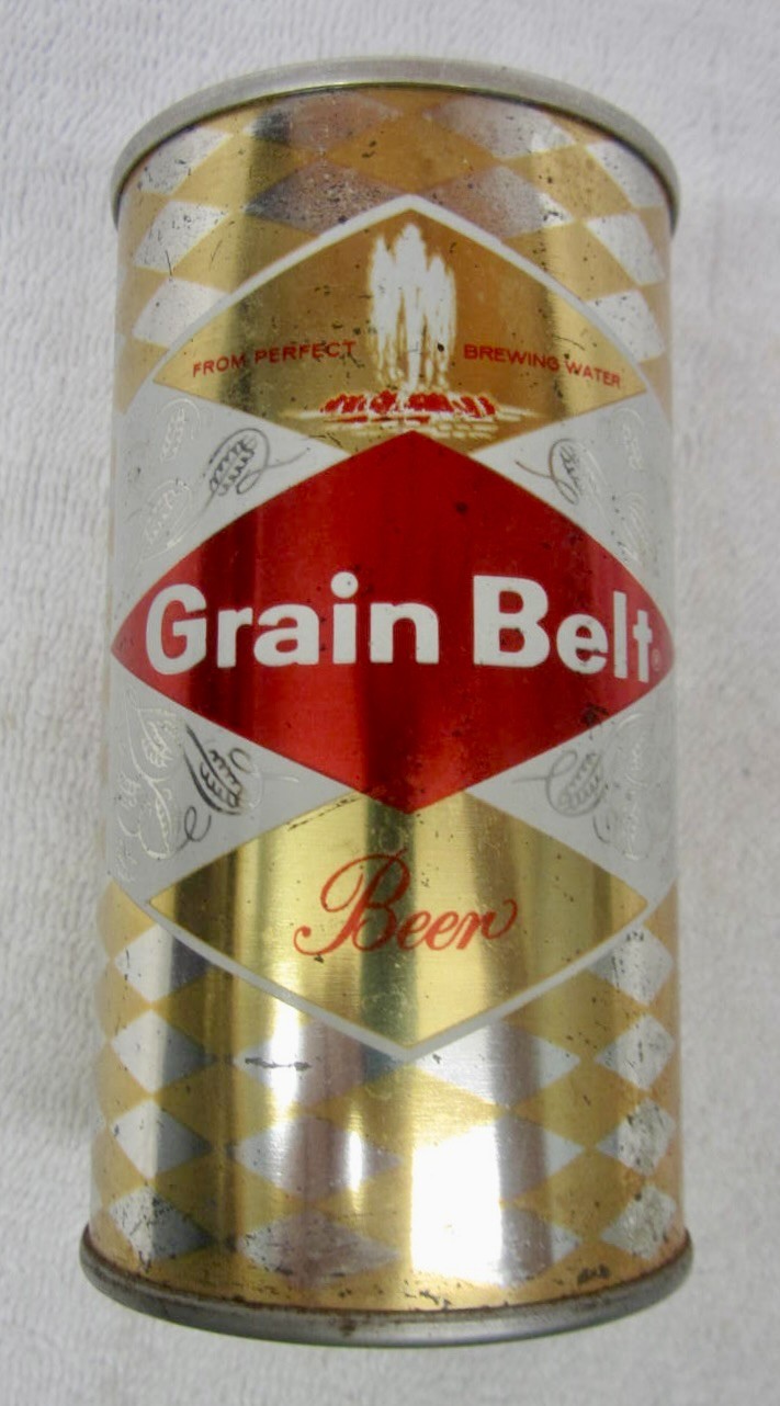 Vtg 60's GRAIN BELT PREMIUM Straight Steel Tab Top BEER CAN 70-31 Minneapolis MN