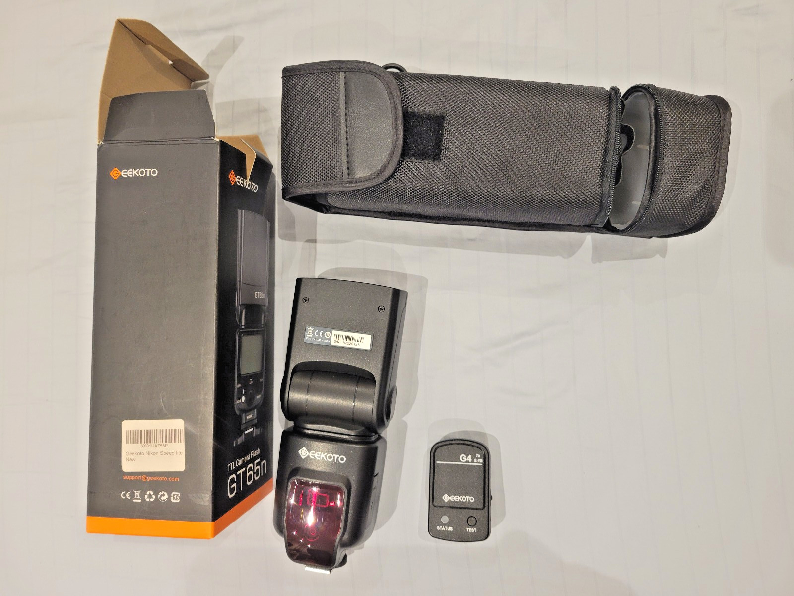 GEEKOTO GT65N TTL HSS CAMERA FLASH FOR NIKON [new] EEKOTO
