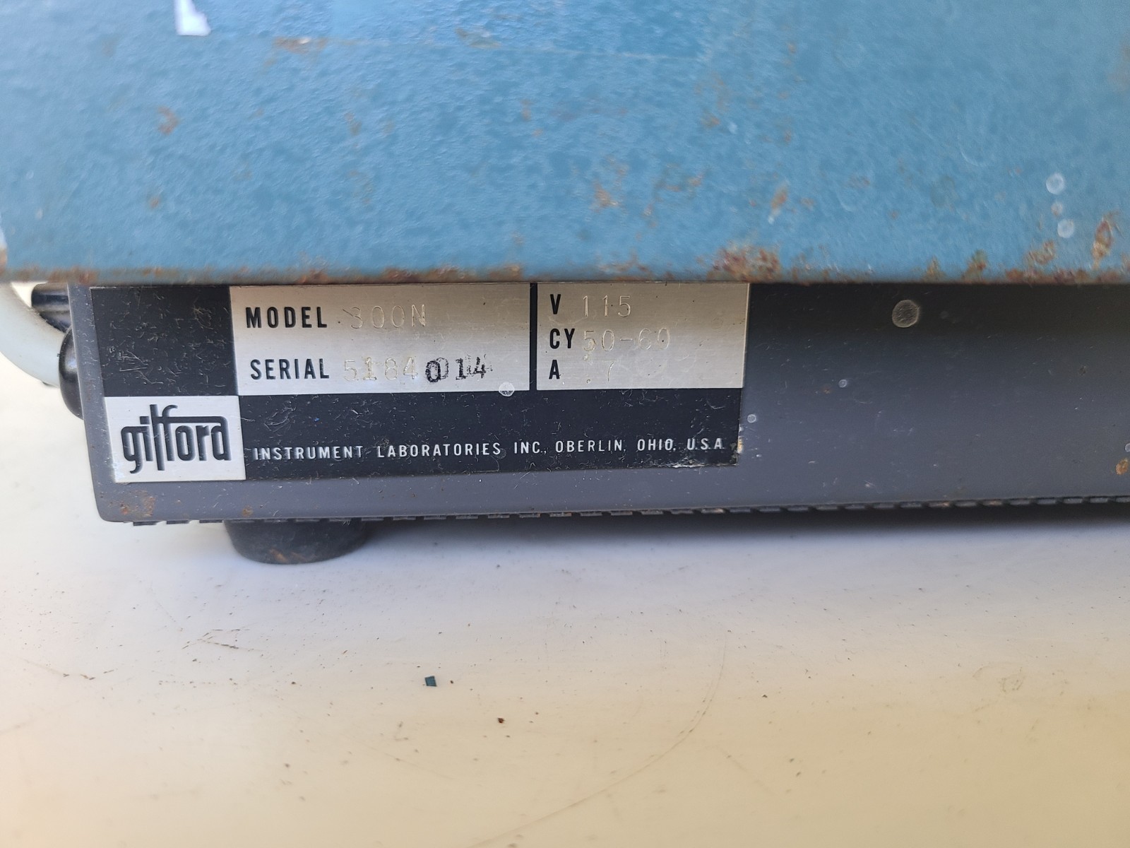 Gilford Micro-Sample Spectrophotometer 300-N, Powers Up, Untested