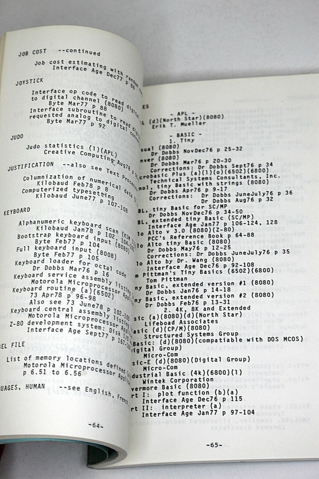 The SSI Microcomputer Software Guide 1978 1st Illustrated Vintage Computing