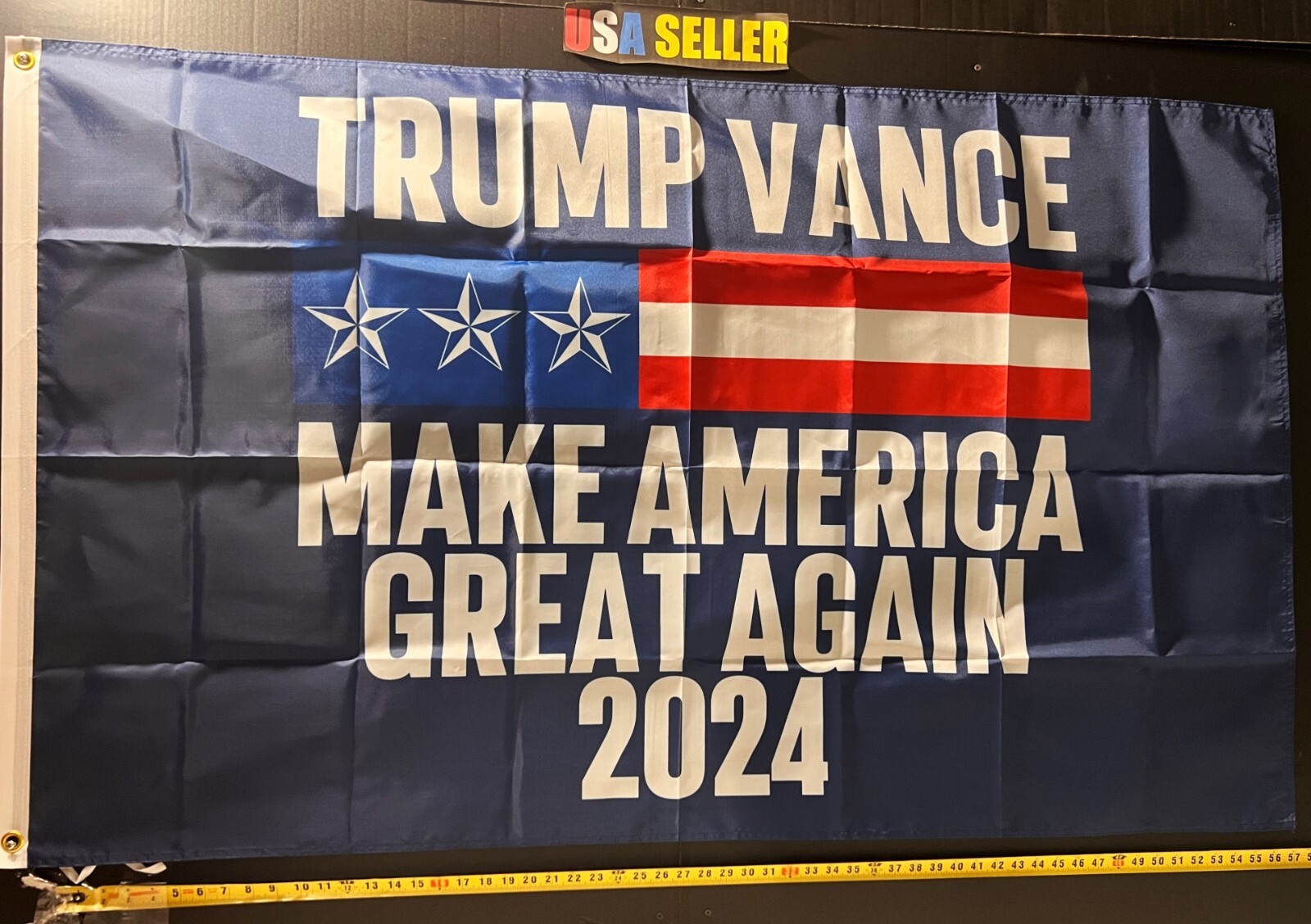Trump Vance Flag FREE USA SHIP 6 Beer President America Republican USA Sign 3x5'