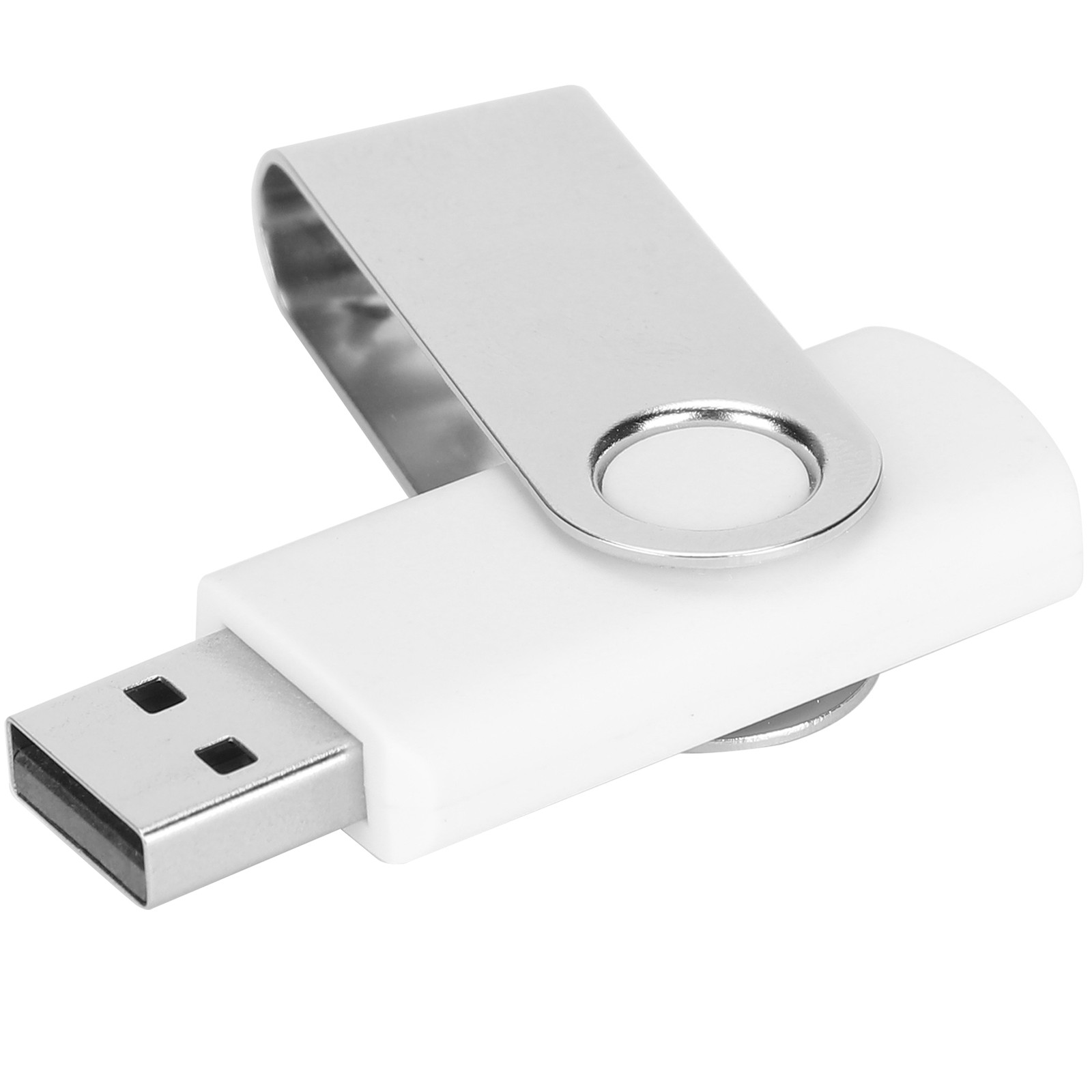 USB Flash Drive Candy White Rotatable Portable Storage For PC T-DSO