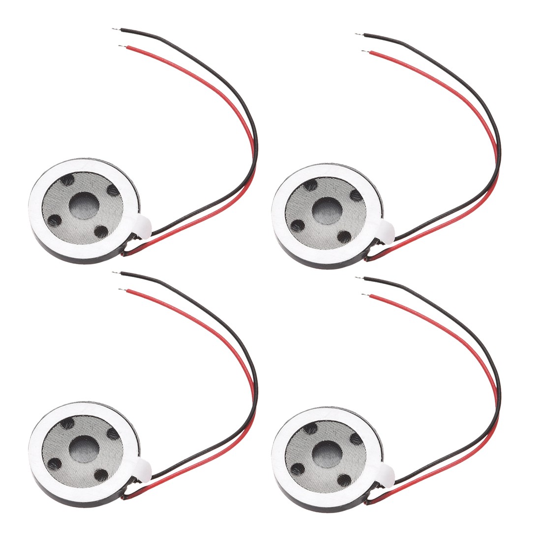 1W 8 Ohm Mini DIY Magnetic Speaker Replacement Loudspeaker 15mm 4pcs