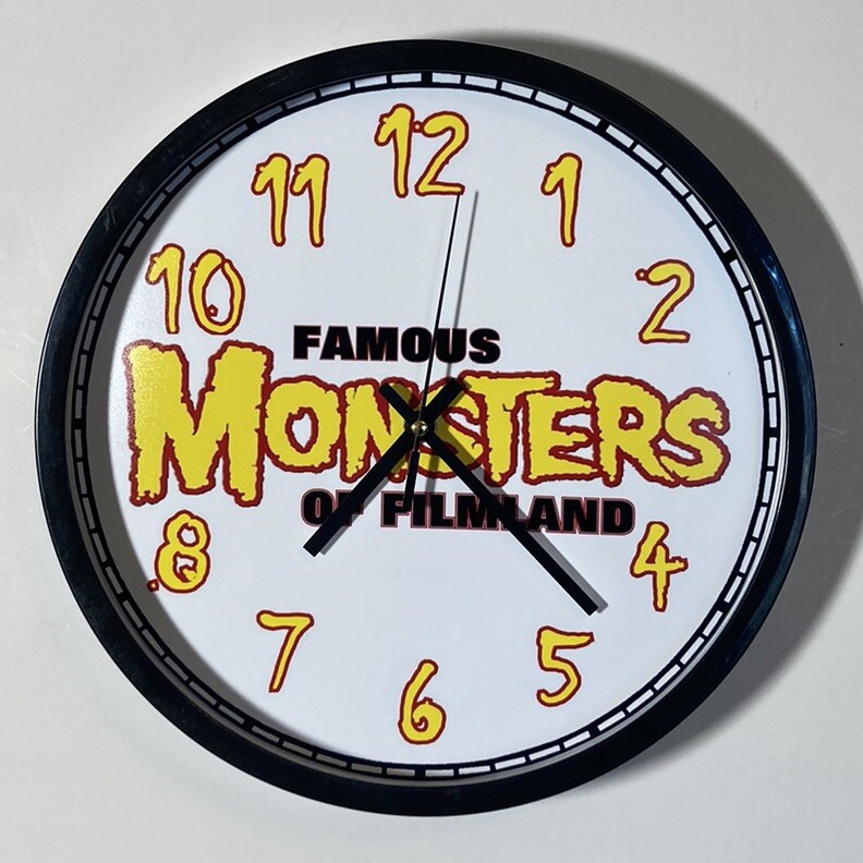 Famous Monsters logo Battery Operated Wall Clock