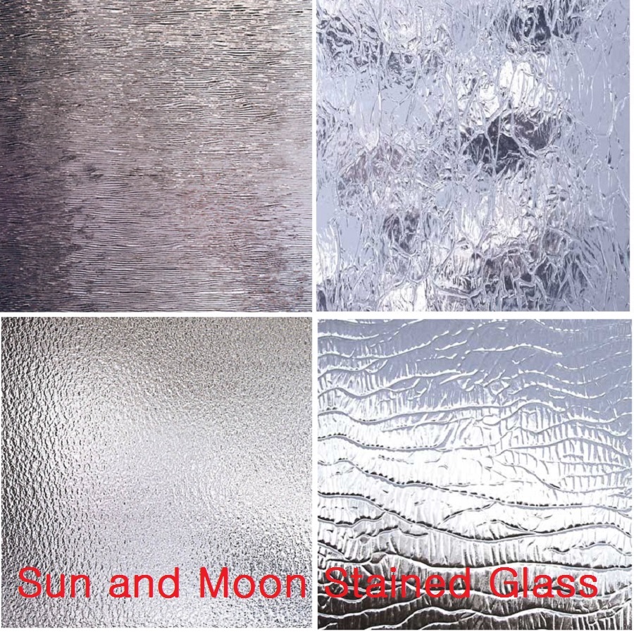 Stained Glass Sheets - CLEAR Variety Stained Glass Pack (4 Sheets)