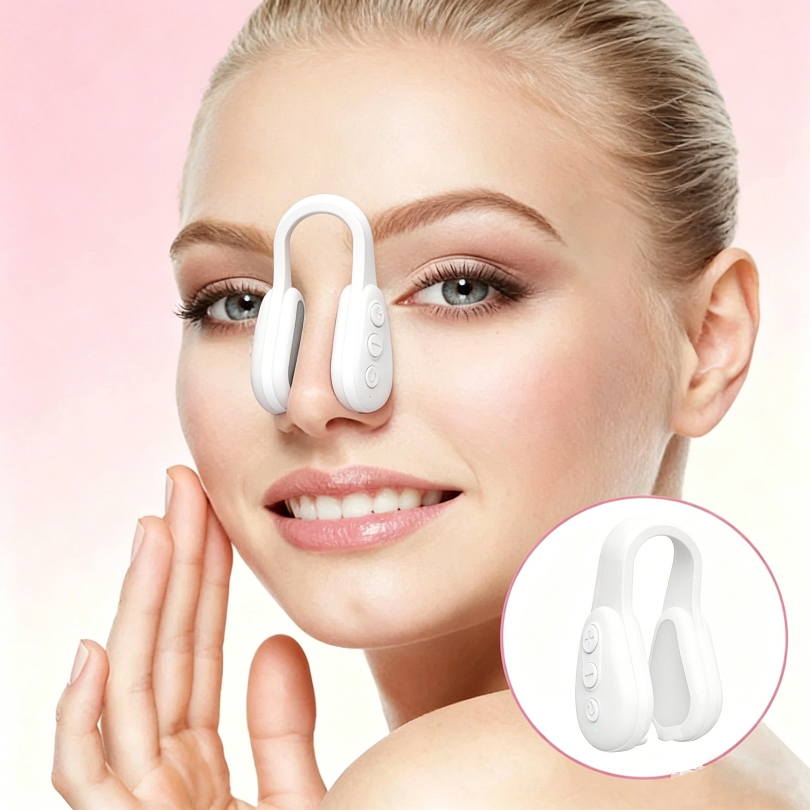 Silicone Nose Shaper Machine EMS Lifter Clip Nose Shaper Wide Noses Pain Free