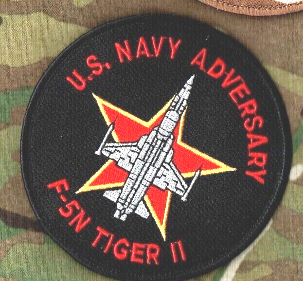 USN FIGHTER WEAPON SCHOOL NSAWC NAWDC F-5N TIGER BANDIT ADVERSARY RED STAR PATCH