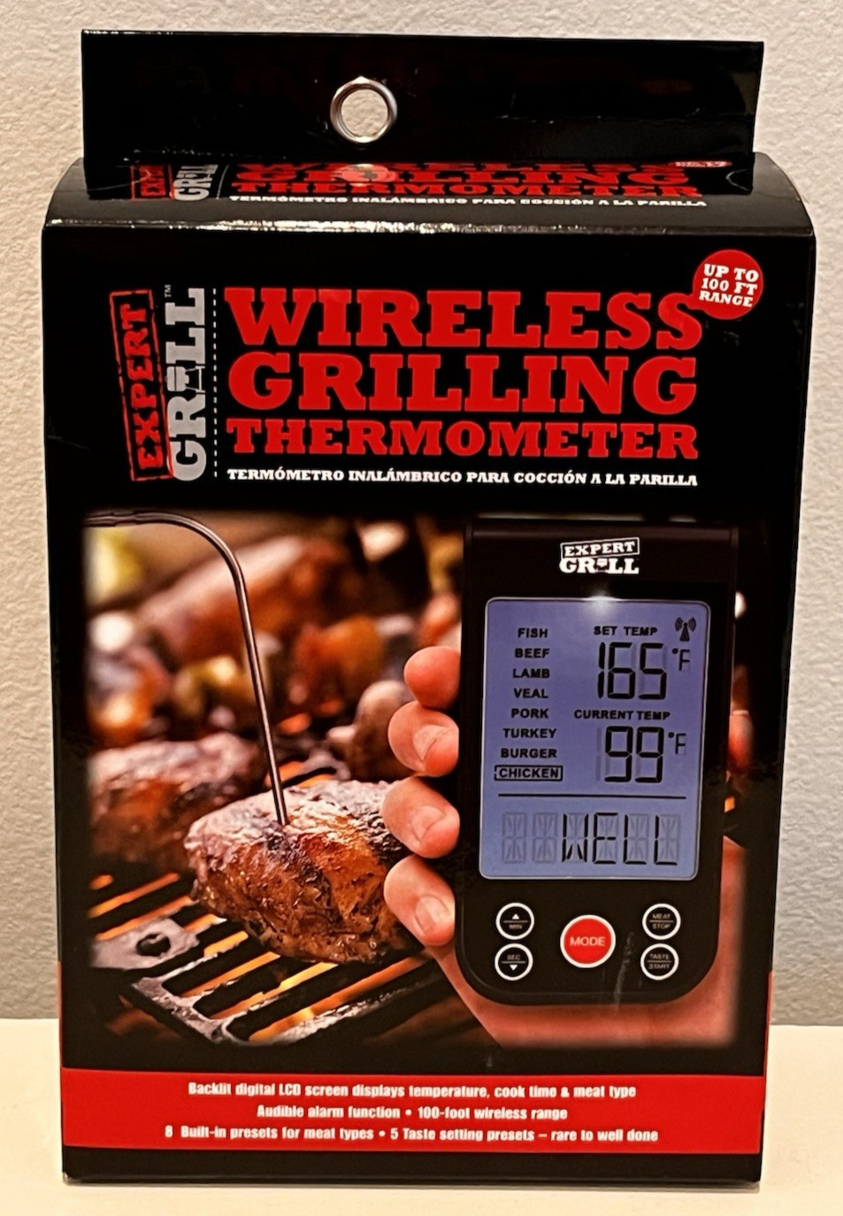 Expert Grill Remote Digital Wireless Grilling Thermometer Cooking BBQ 2016