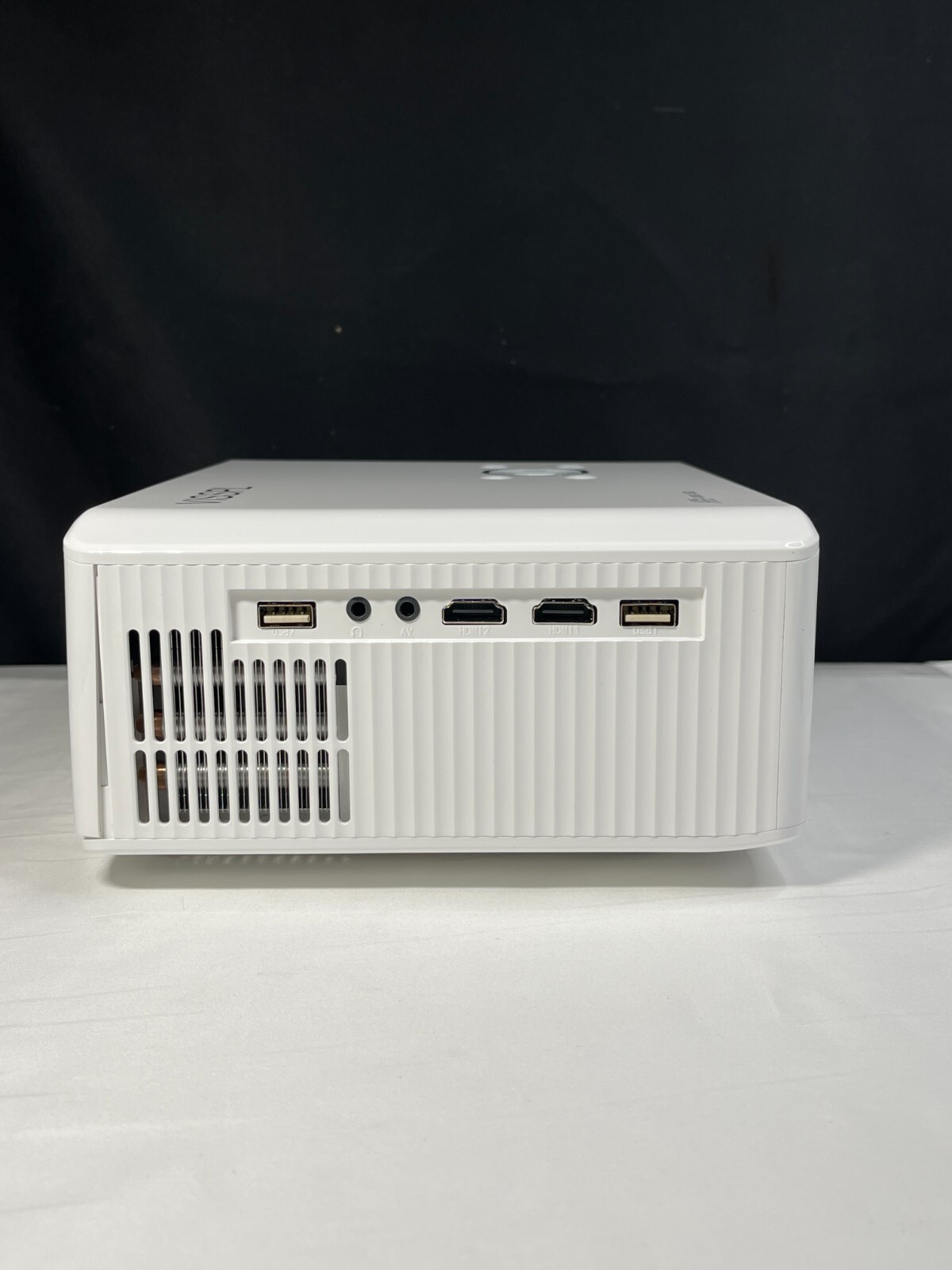 Visspl V31 White Black Portable Mini LCD Projector With WiFi And Bluetooth