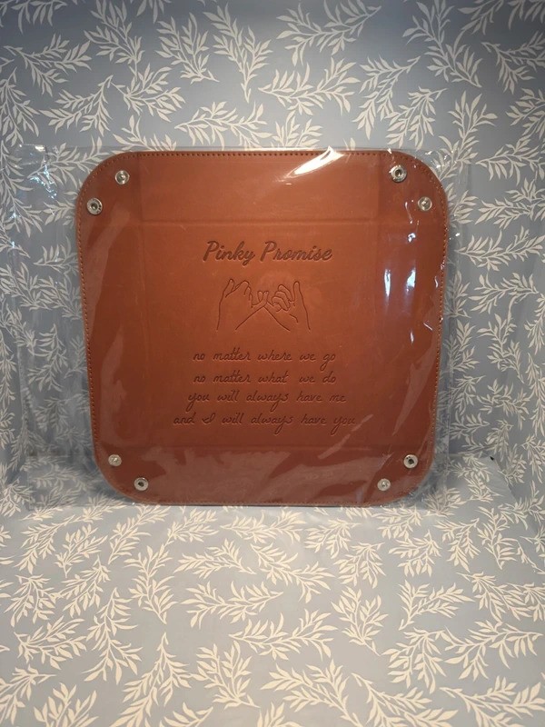 New Pinky Promise Travel Tray 7"x7"