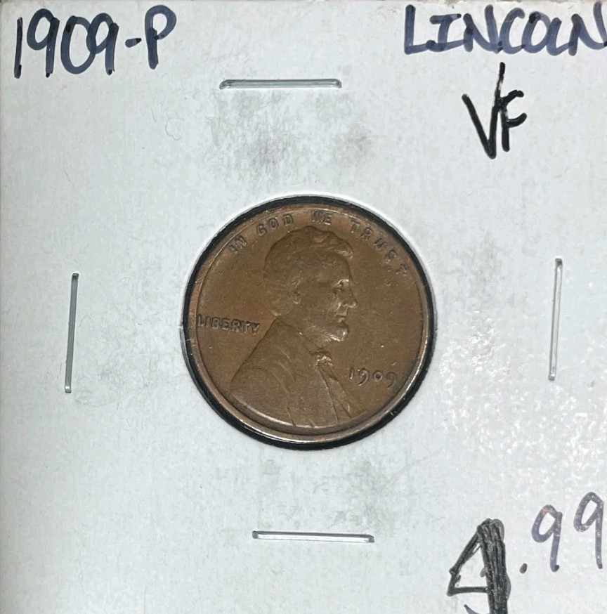 1909 LINCOLN WHEAT CENT ~ VF ~NICE COIN~