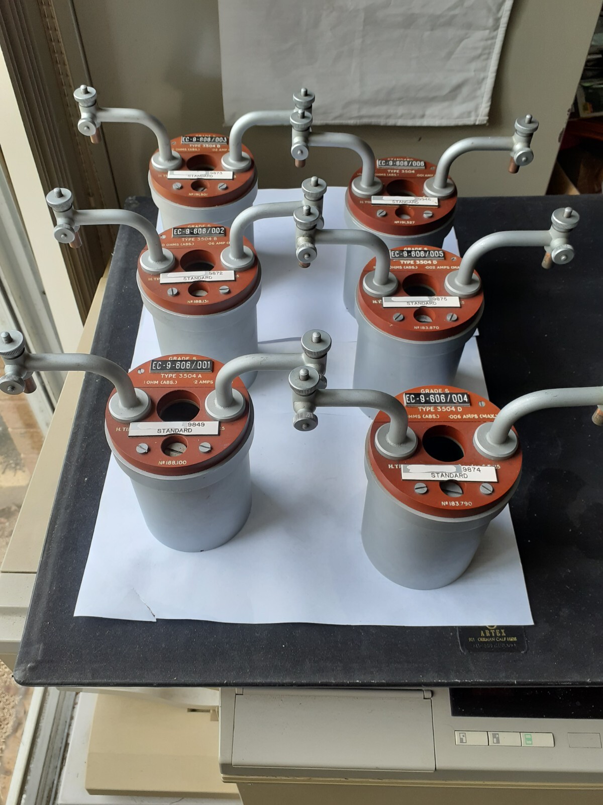 TINSLEY STANDARD RESISTORS TYPE 3504