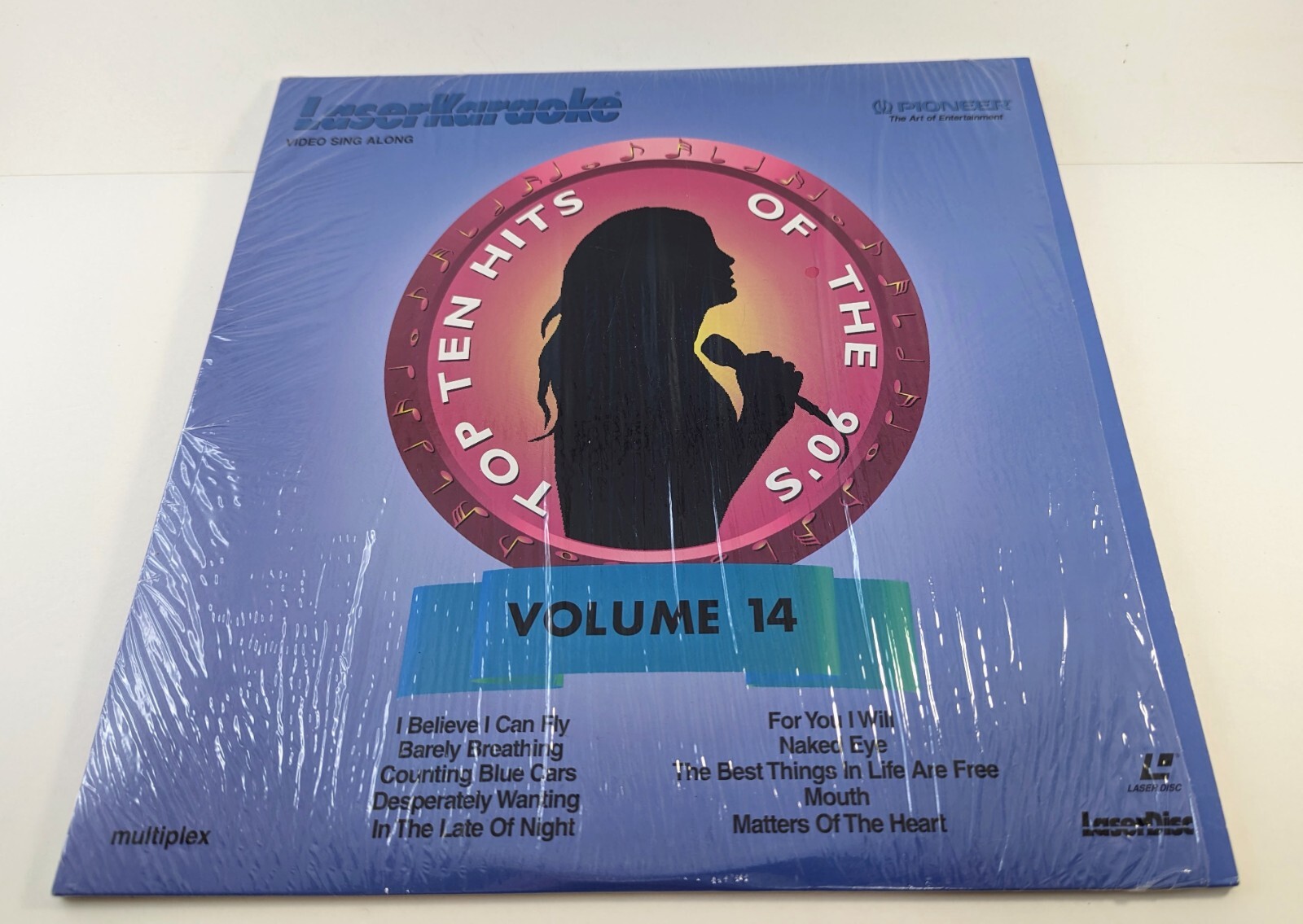 LaserKaraoke Top Ten Hits of the 90s Vol 14 NEW SEALED Laserdisc LD