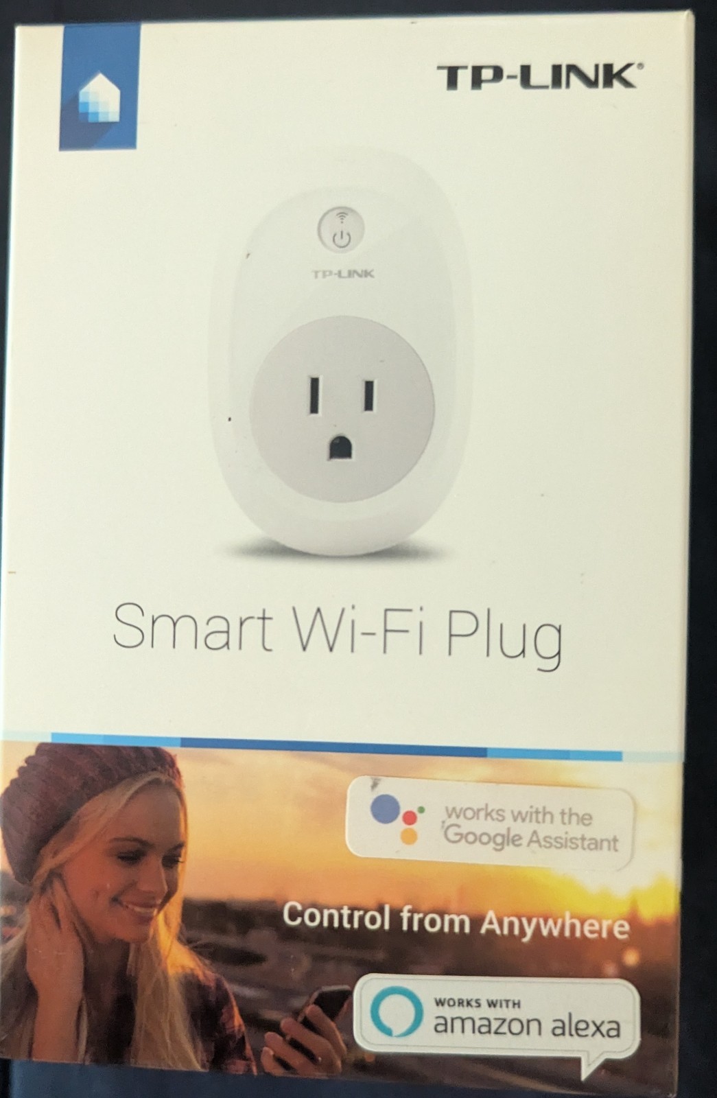 TP-Link HS100 Wi-Fi Smart Plug Kasa, Alexa, Google - Open Box
