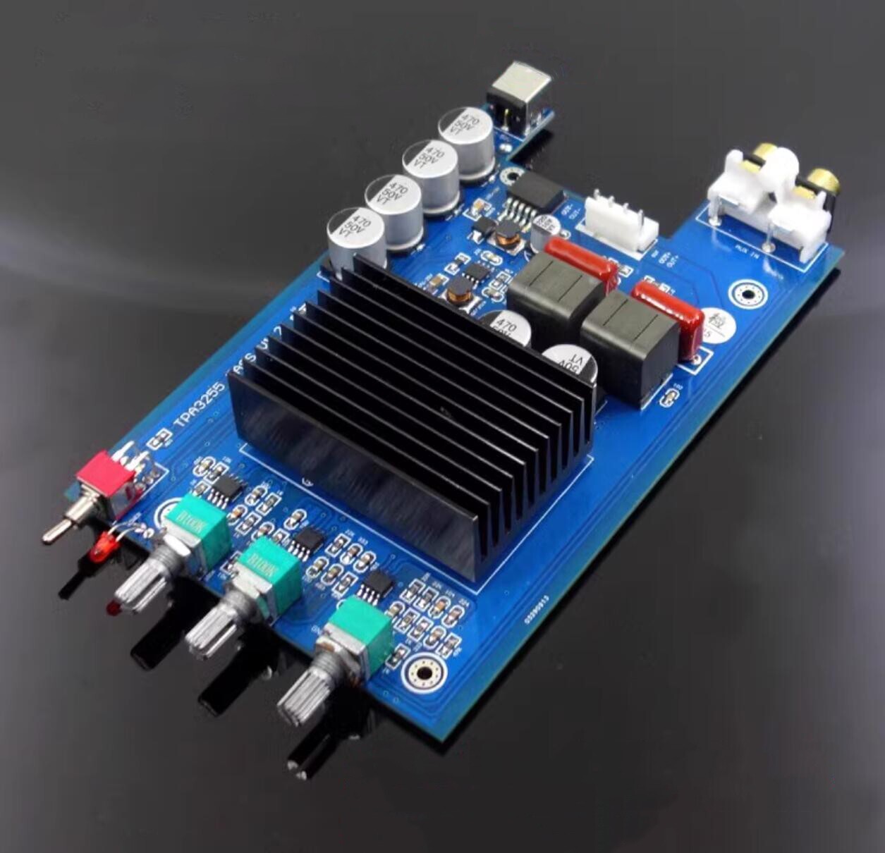 Mono Subwoofer Amplifier 600W Class D AMP BASS Frequency Adjustable