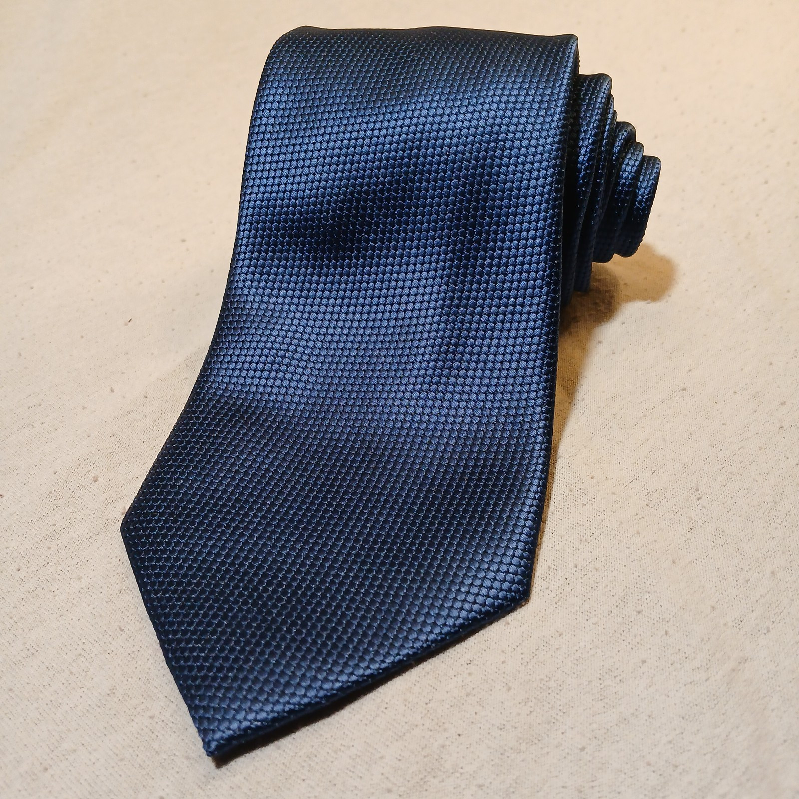 Arrow Necktie For Men Solid Blue 100% Polyester Tie 58" x 3.25"