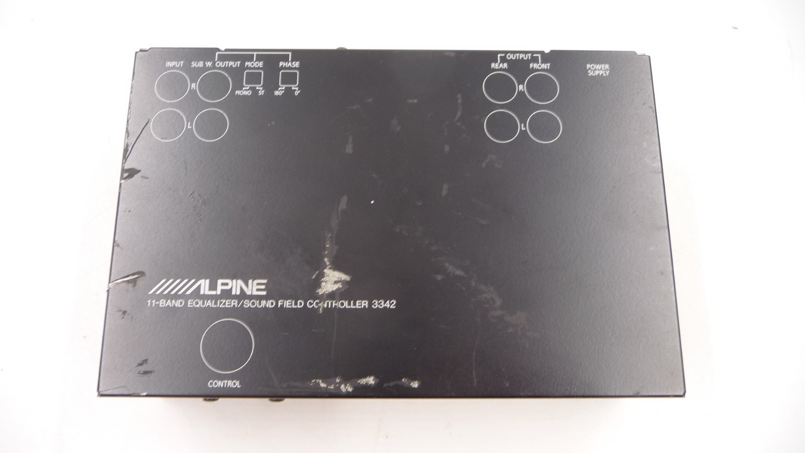 ALPINE 3342 complete in box old school equalizer preamp spectrum analyzer JAPAN