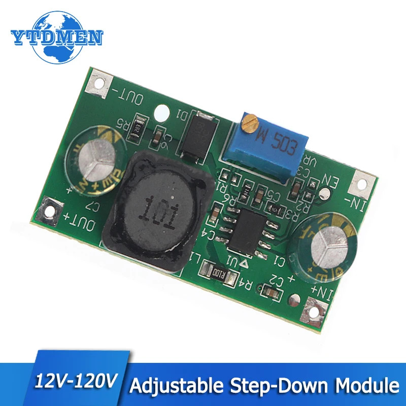 12V-120V to 1.5V-48V DC Step-Down Module  High Voltage Adjustable Converter
