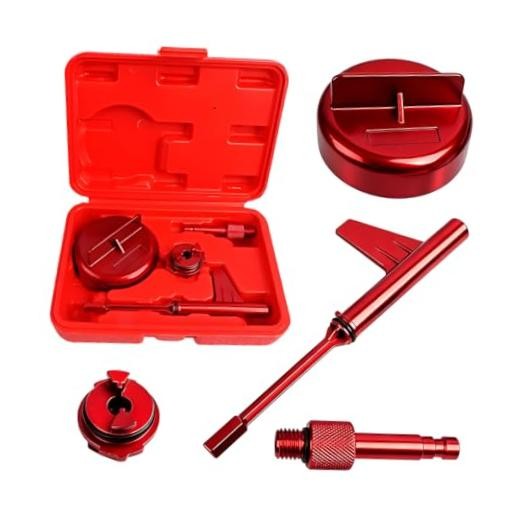 4PCS Car Transmission Fill Tool, Heavy Duty Vehicle Transmission Filler Red