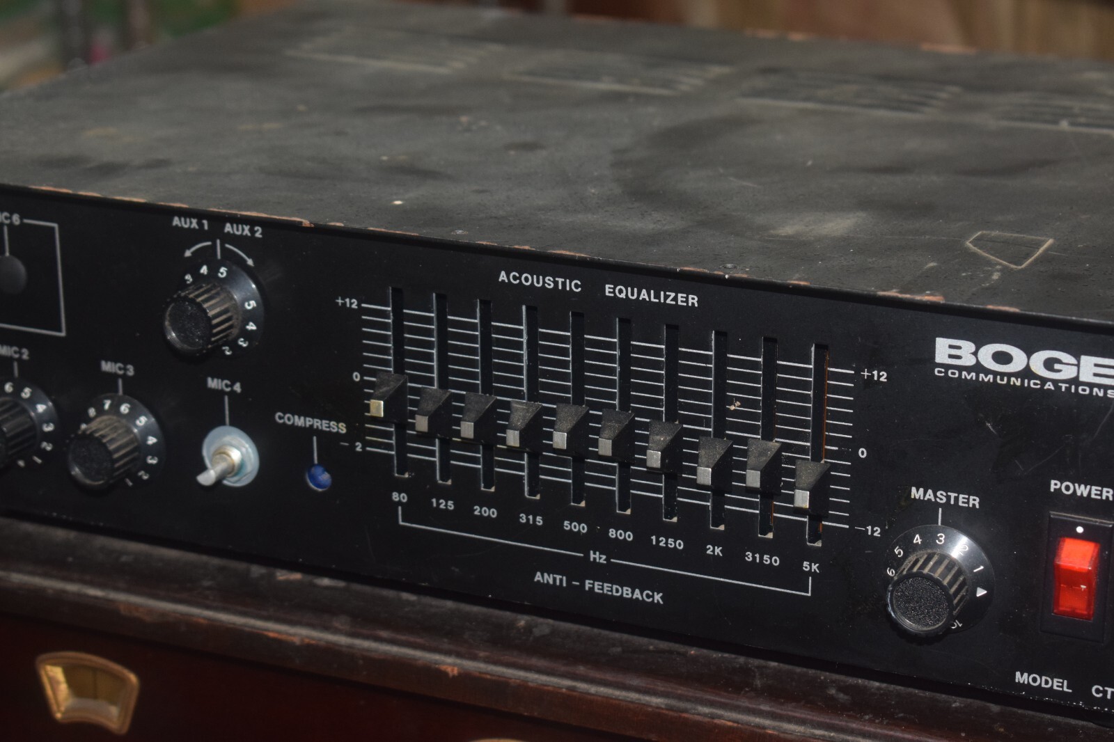 Bogen CT-100B Microphone Mixer /Amplifier - Tested and Working = 100 Watt