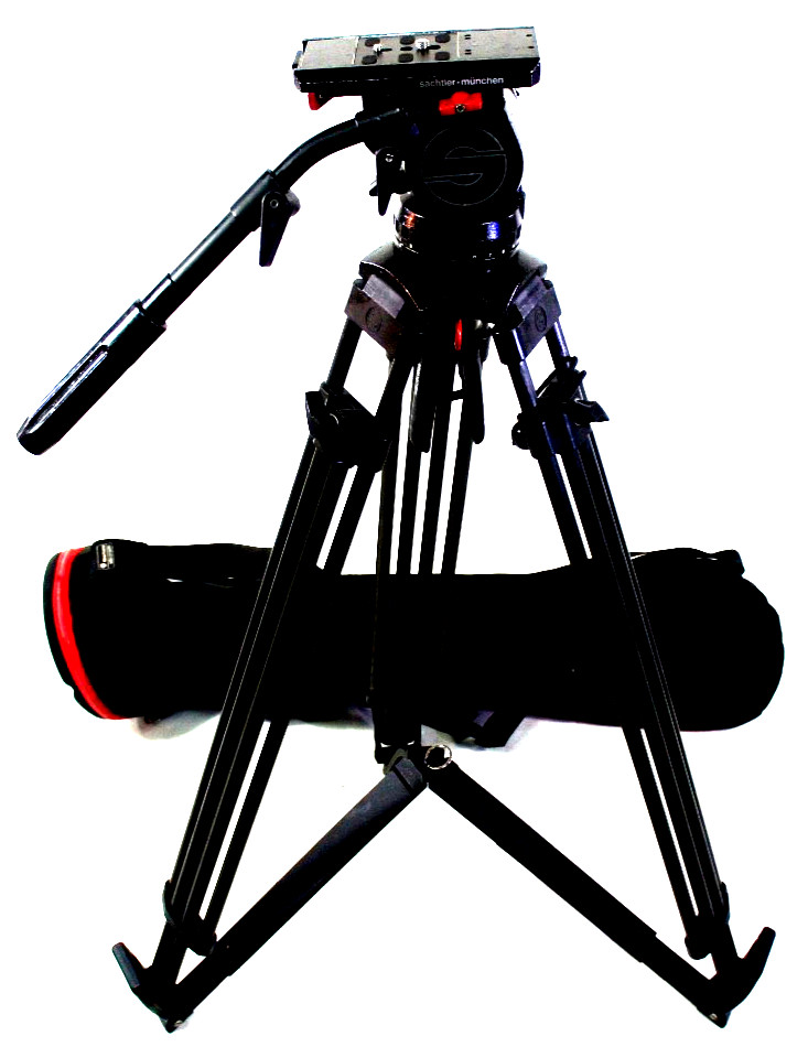 SACHTLER VIDEO V18 II PANBAR PL TDKNOB 5286 CARBON SYS GRSPR BAG SERVICED 44Lb🔥