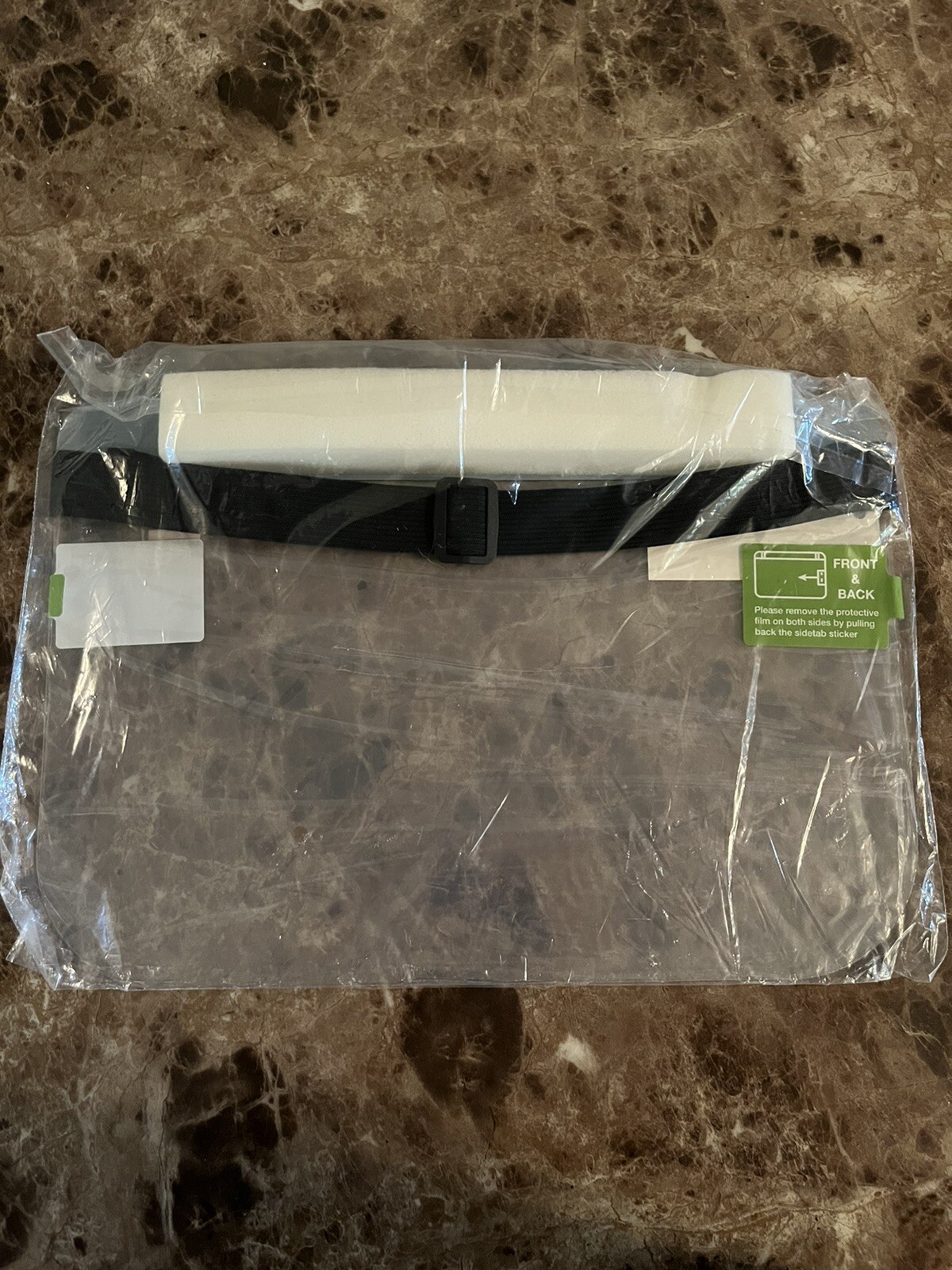 Maxboost Duraslim Face Shield, Reusable Full PET Transparent Material + Strap