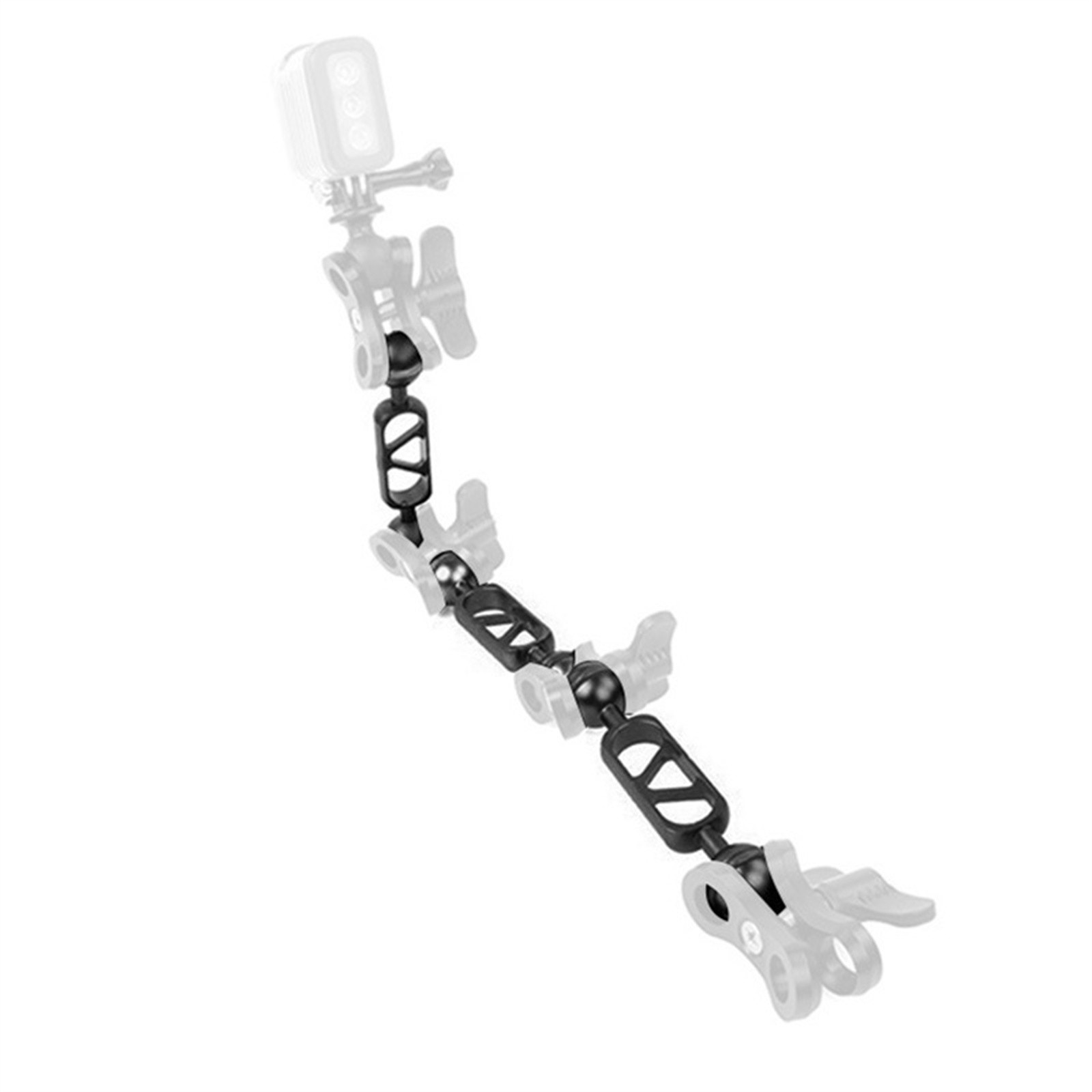 152mm Dual Ball Head 1" Joint Adapter Extension Arm For Action Video Camera K