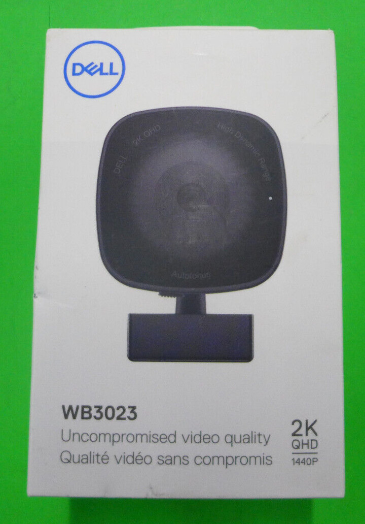 NEW Dell 2K QHD 1440p HDR Webcam DP1X1