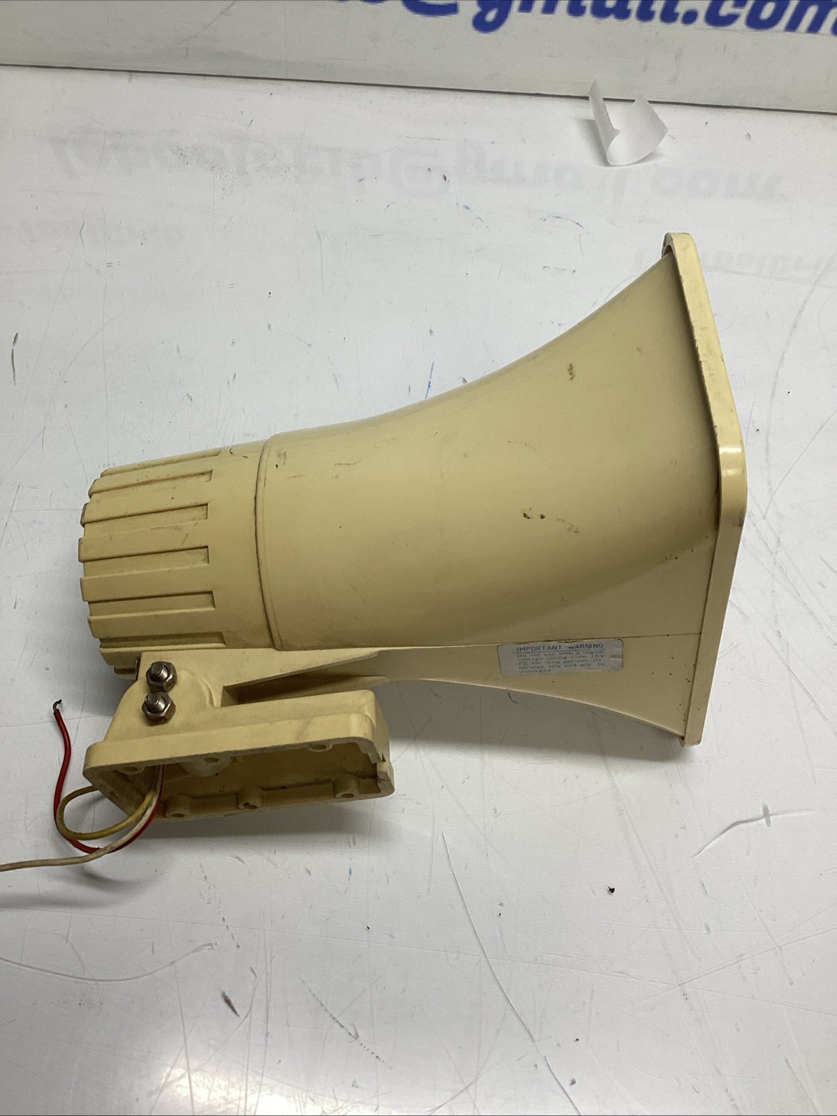 MG SS-86 Dual Tone Siren 6-12VDC 120dB Alarm Warble R-877s