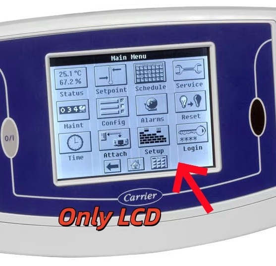 LCD For Carrier 00PSG000281600 30XW Display With Touch Screen Replacement