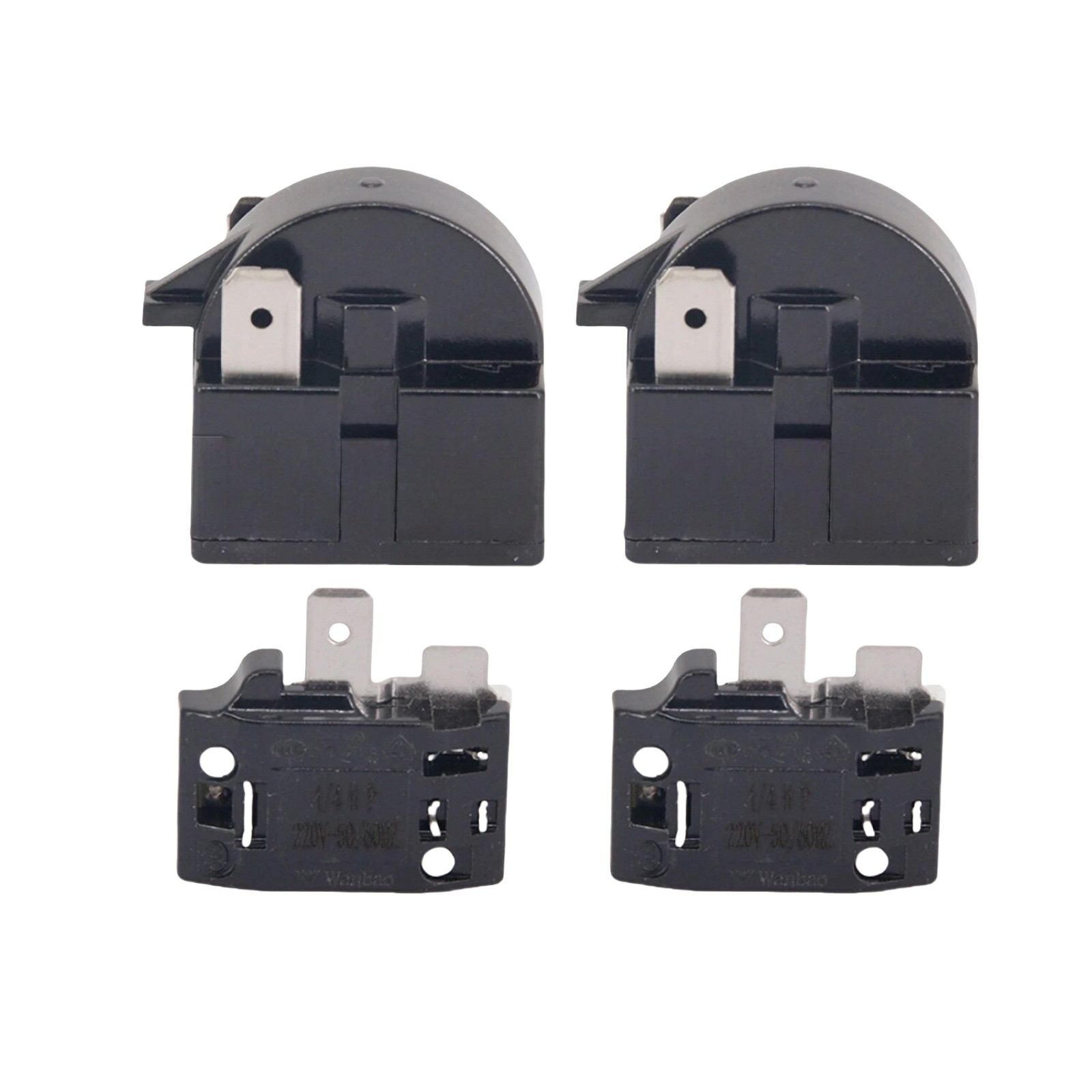 Universal Refrigerator Starter Relay and Overload Protector Set Mini Coolers