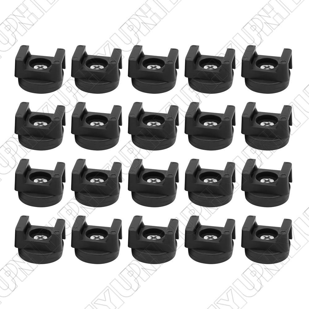 20Pcs Magnetic Cable Zip Tie Base Cable Ties Mount Wire Clips Management Base