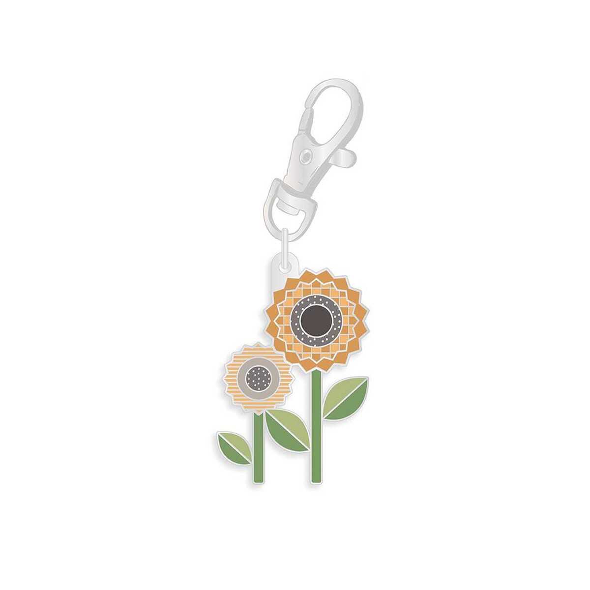 Lori Holt Enamel Happy Charm Sunflower *ST-34994*